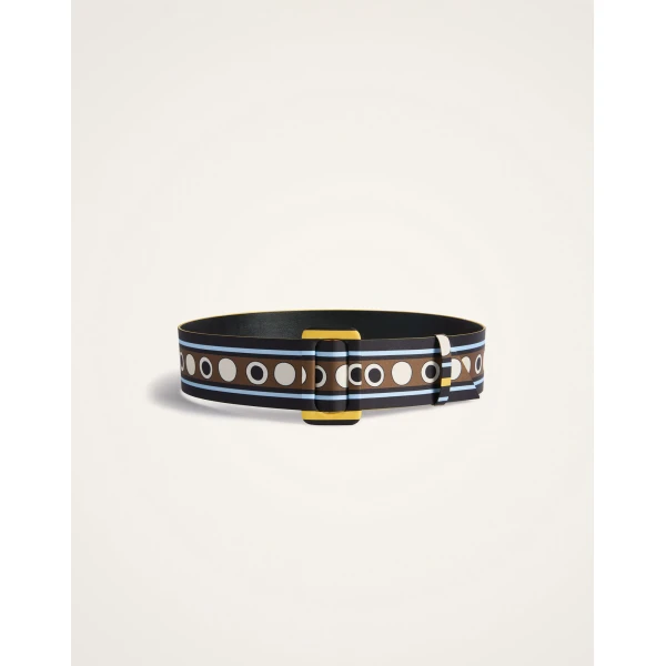 La DoubleJ Medium Belt in Sanctuary Brown at Luxury Shoes 