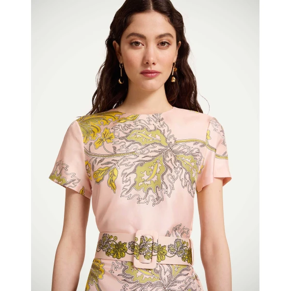 La DoubleJ Medium Belt in Swathe Pink, view 3