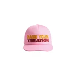 La DoubleJ Milano Cap in Raise Your Vibration Pink at Luxury Shoes 