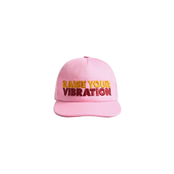 La DoubleJ Milano Cap in Raise Your Vibration Pink at Luxury Shoes 