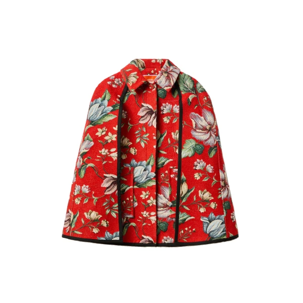 La DoubleJ Milano Mini Cape in Honolulu Red
