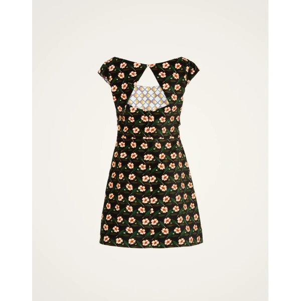 La DoubleJ Mini Arabesque Dress in Mayfair Black, view 6