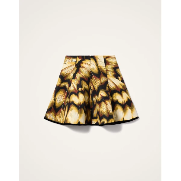 La DoubleJ Mini Dolce Vita Skirt in Monarch Black, view 6