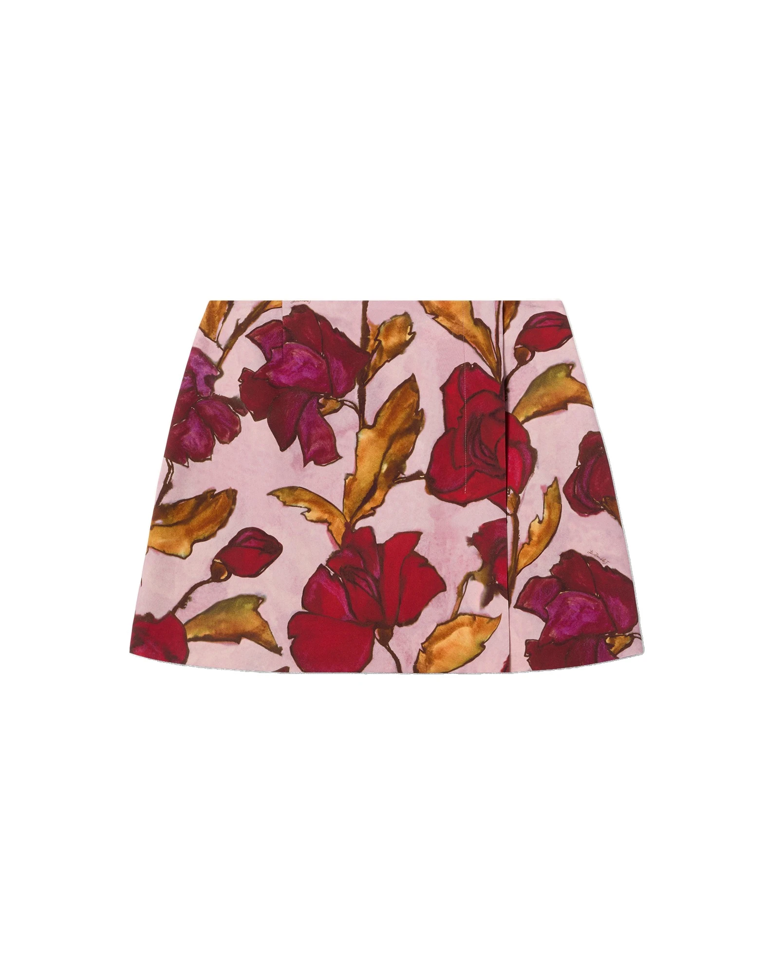 La DoubleJ Mini Foulard Skirt in French Kiss Dusty Pink La DoubleJ Mini Foulard Skirt in French Kiss Dusty Pink