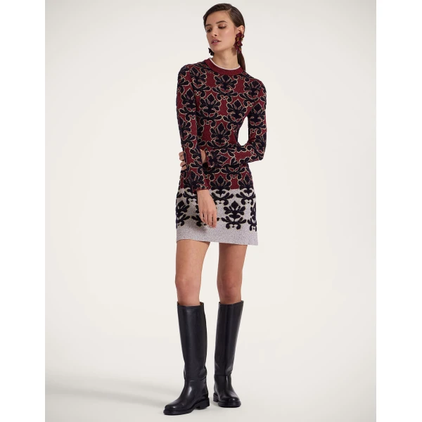La DoubleJ Mini Herald Dress in Herald Red, view 2
