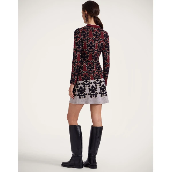 La DoubleJ Mini Herald Dress in Herald Red, view 3