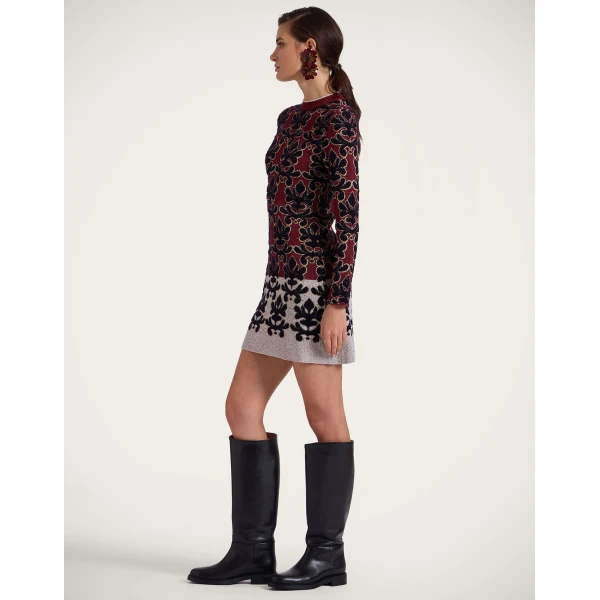 La DoubleJ Mini Herald Dress in Herald Red, view 4