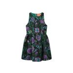 La DoubleJ Mini Pirhouette Dress in Botanical Black at Luxury Shoes 