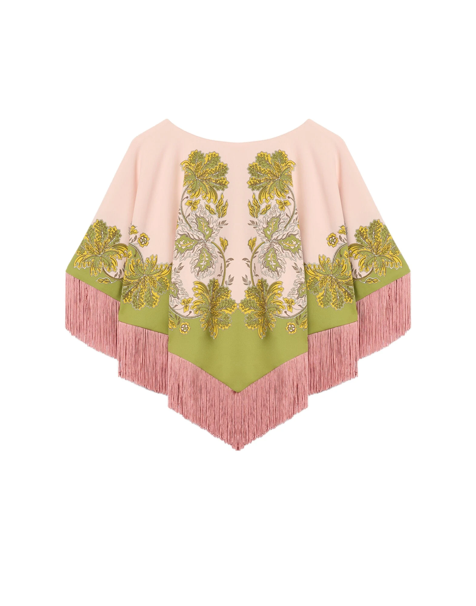La DoubleJ Mini Poncho in Swathe Pink at Luxury Shoes La DoubleJ Mini Poncho in Swathe Pink at Luxury Shoes