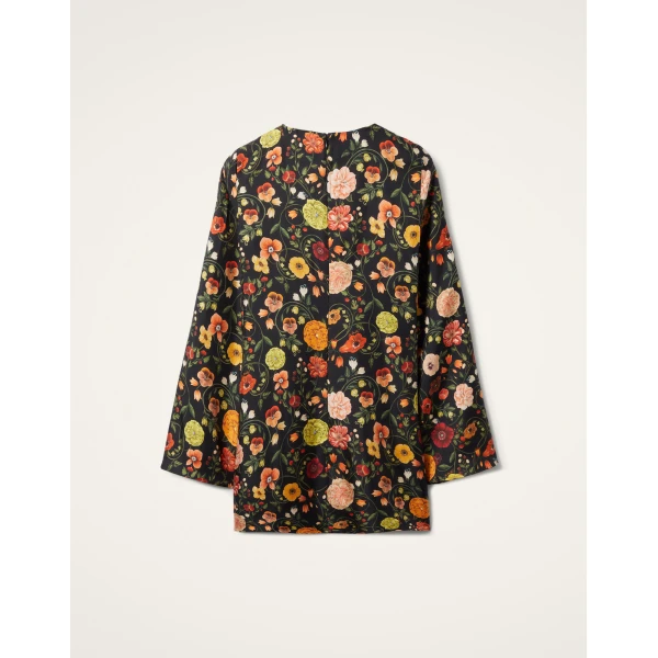 La DoubleJ Mini Supreme Swing Dress in Botticelli Black, view 6