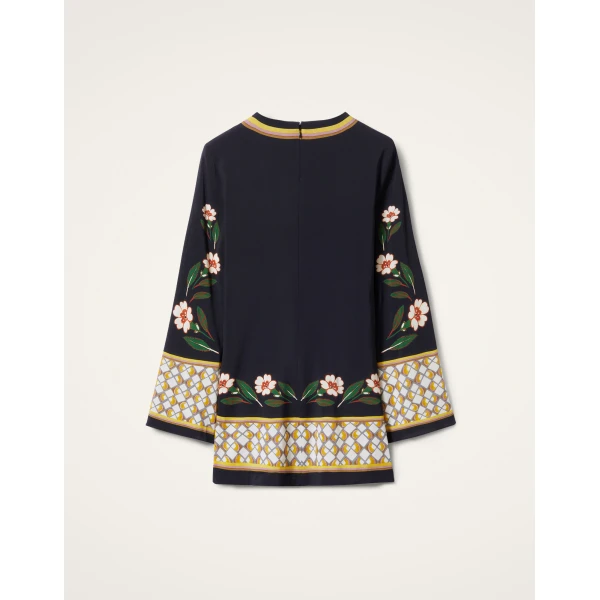 La DoubleJ Mini Supreme Swing Dress in Dazed Black, view 6