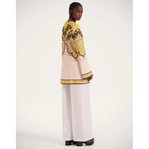 La DoubleJ Mini Supreme Swing Dress in Spells Yellow, view 5