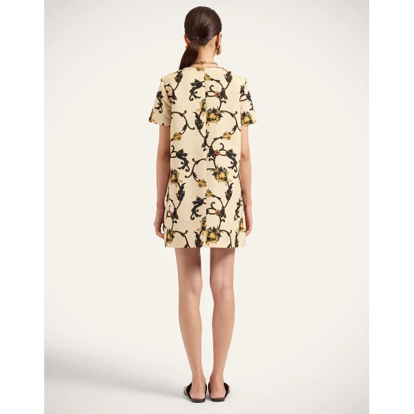 La DoubleJ Mini Swing Dress in Buttercup White at Luxury Shoes 