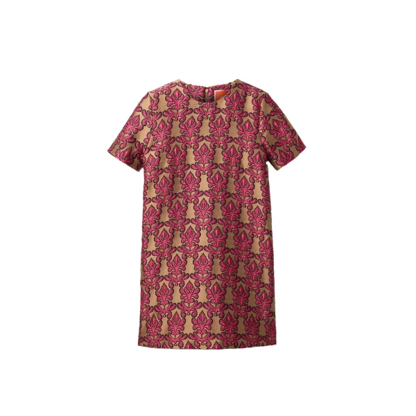 Mini Swing Dress in Herald Fuchsia