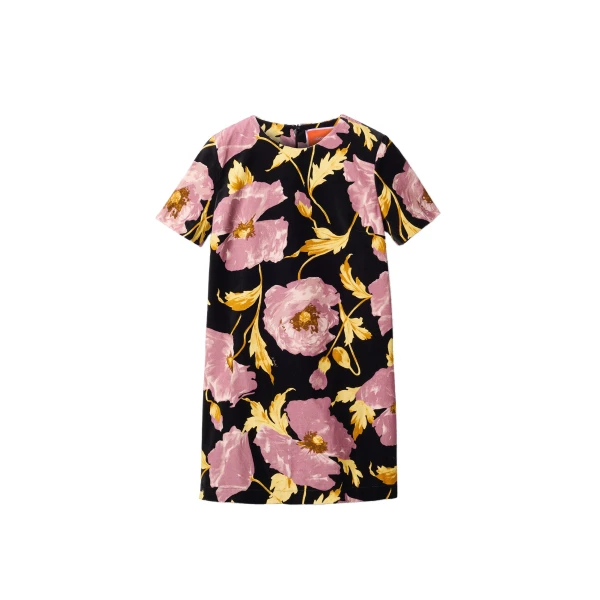 Mini Swing Dress in Sylph Black