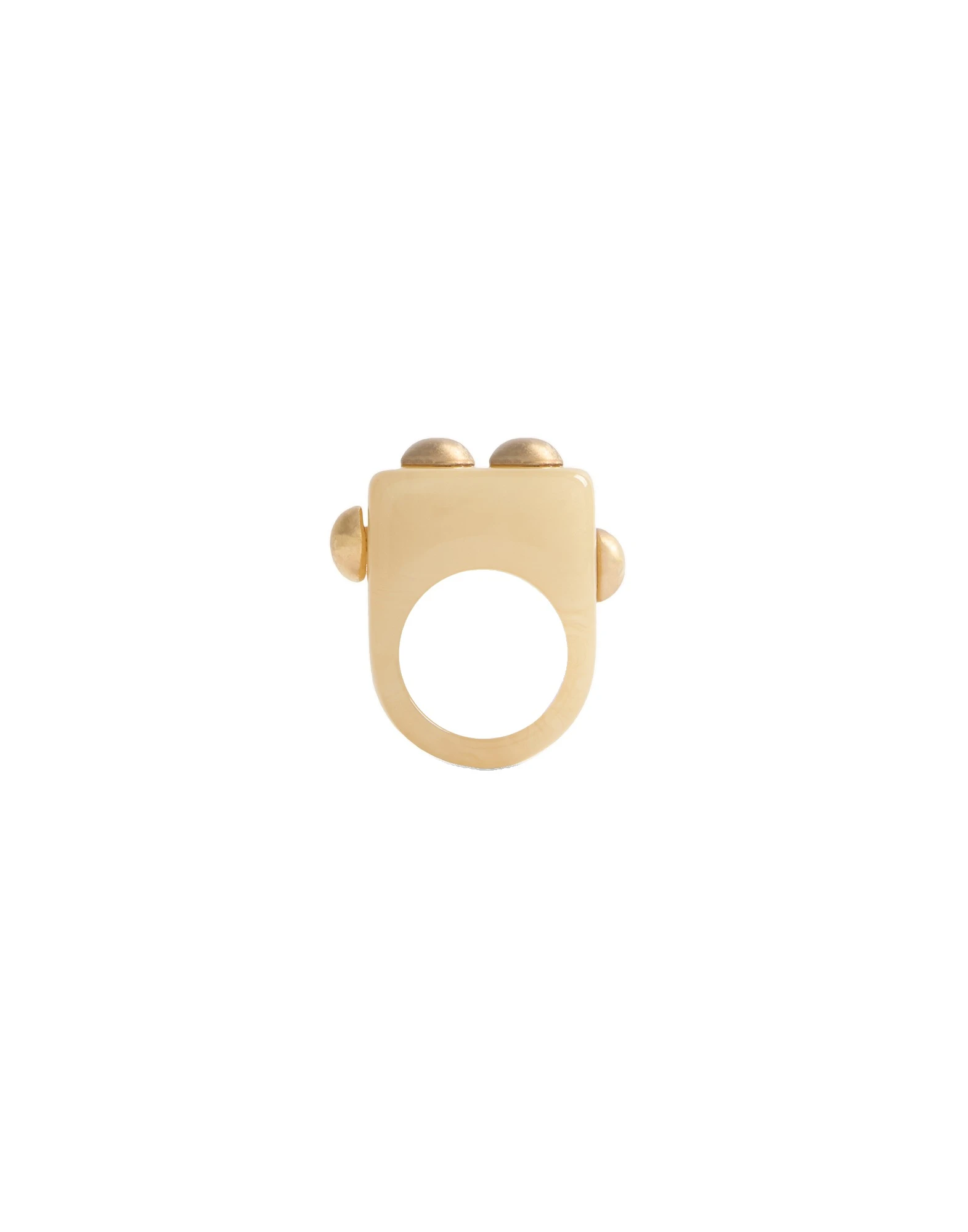 La DoubleJ Nefertiti Ring in Cream La DoubleJ Nefertiti Ring in Cream