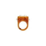 La DoubleJ Nefertiti Ring in Rust La DoubleJ Nefertiti Ring in Rust