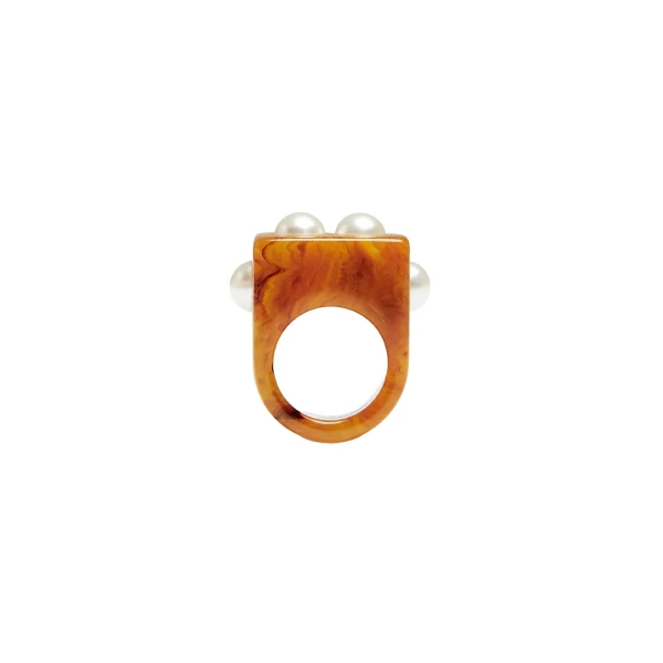 Nefertiti Ring in Rust