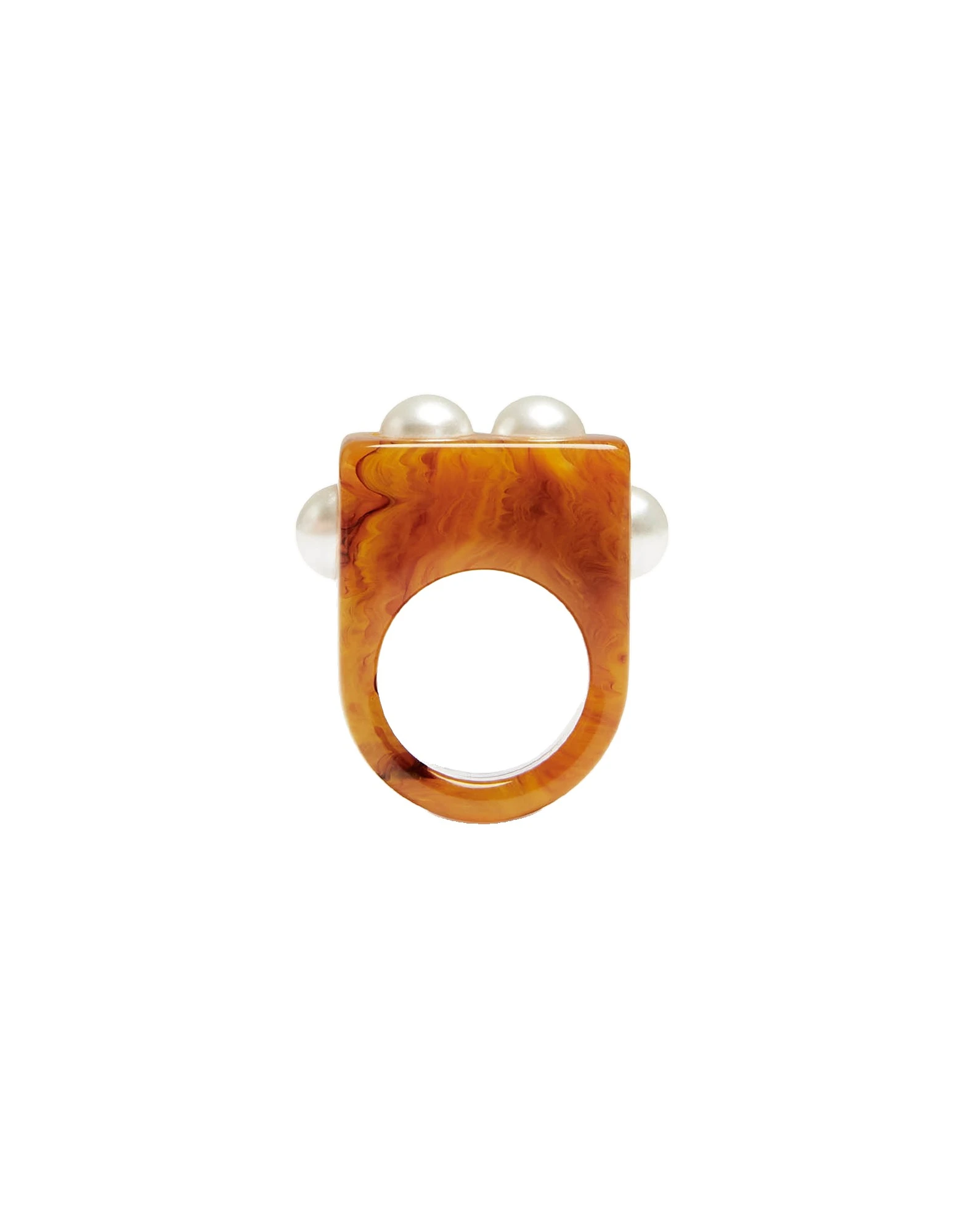 La DoubleJ Nefertiti Ring in Rust La DoubleJ Nefertiti Ring in Rust