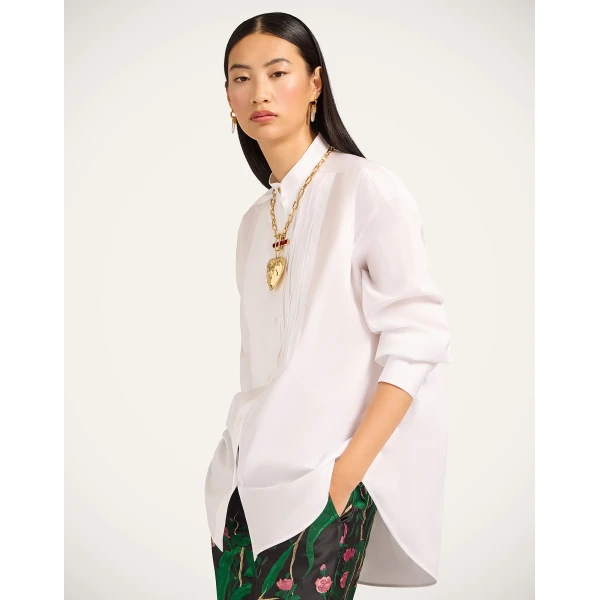 La DoubleJ Oversize Peggy Shirt in White, view 2