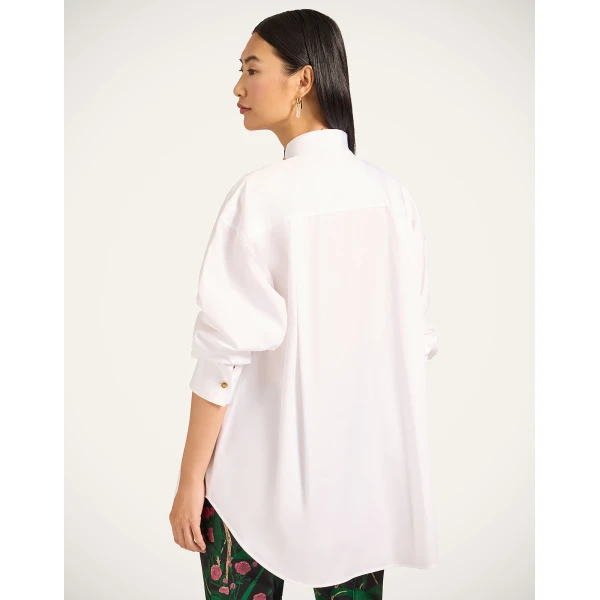 La DoubleJ Oversize Peggy Shirt in White, view 3
