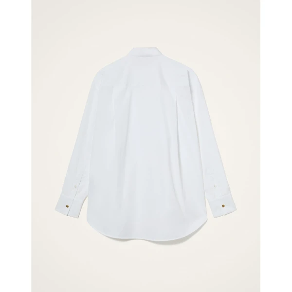 La DoubleJ Oversize Peggy Shirt in White, view 6