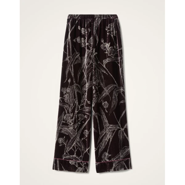 La DoubleJ Pajama Pants in Bamboo Burgundy, view 5
