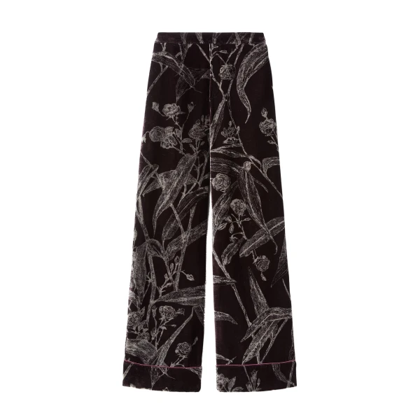 La DoubleJ Pajama Pants in Bamboo Burgundy