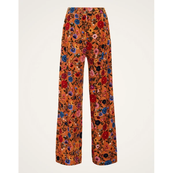 La DoubleJ Palazzo Pants in Botticelli Rust, view 5