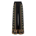 La DoubleJ Palazzo Pants in Dazed Black