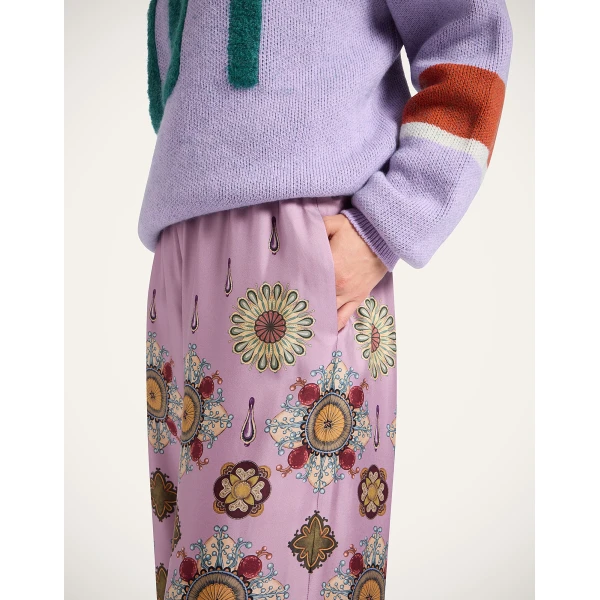 La DoubleJ Palazzo Pants in Nucleus Dusty Pink at Luxury Shoes 