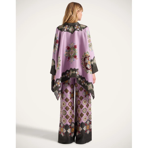 La DoubleJ Palazzo Pants in Nucleus Dusty Pink at Luxury Shoes 