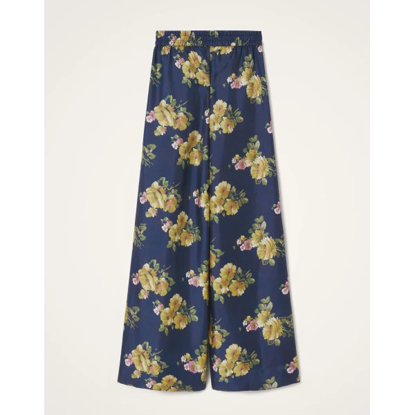 La DoubleJ Palazzo Pants in Riptide Midnight Blue, view 6