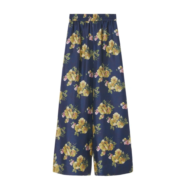 Palazzo Pants in Riptide Midnight Blue
