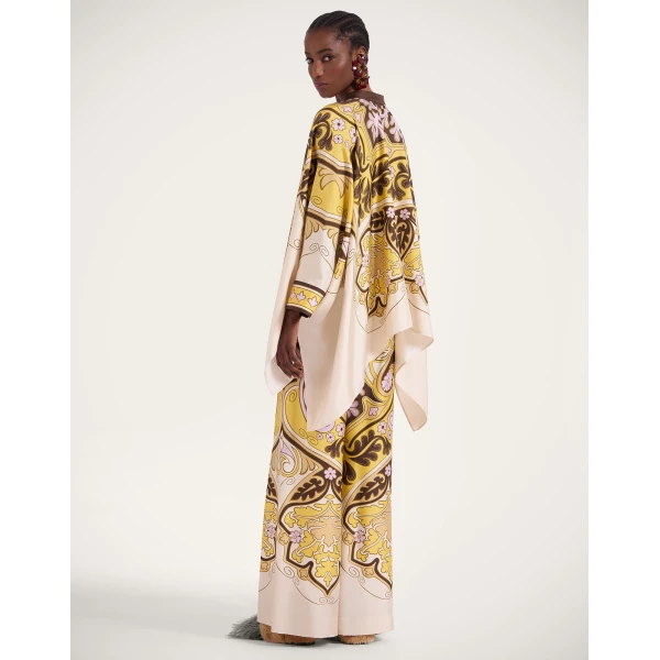 La DoubleJ Palazzo Pants in Spells Yellow, view 3