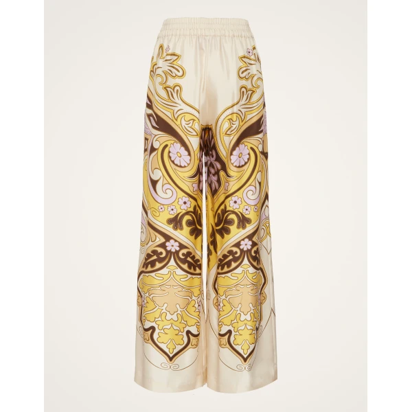 La DoubleJ Palazzo Pants in Spells Yellow, view 5