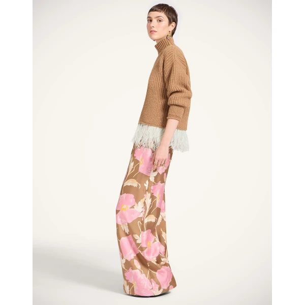 La DoubleJ Palazzo Pants in Sylph Khaki, view 4
