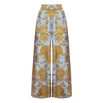 La DoubleJ Palazzo Pants in Tangle Light Blue at Luxury Shoes 