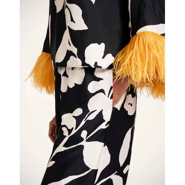 La DoubleJ Palazzo Pants in Winter Jasmine, view 5