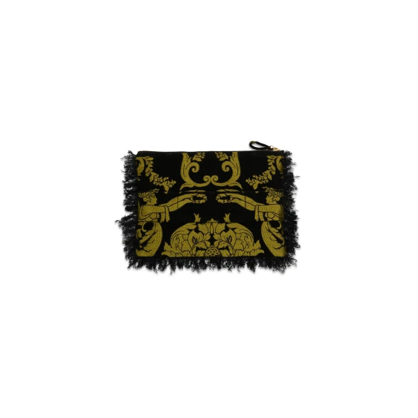 La DoubleJ Party Pochette in Cherubs Black at Luxury Shoes 
