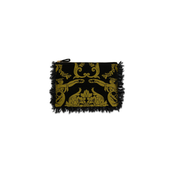 La DoubleJ Party Pochette in Cherubs Black at Luxury Shoes 