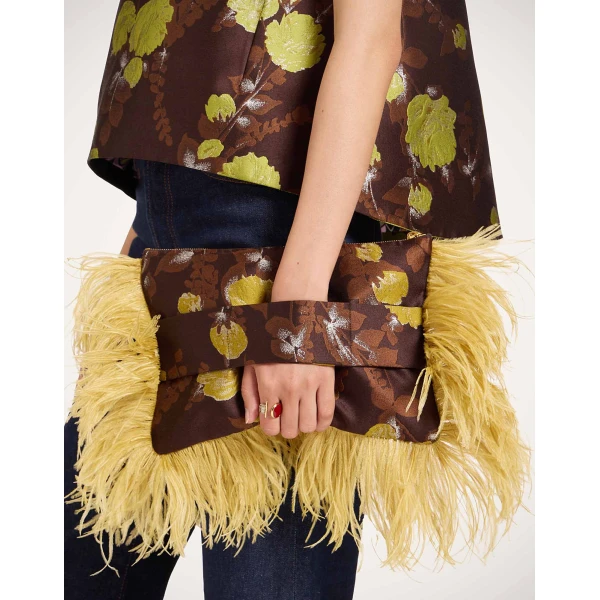 La DoubleJ Party Pochette in Devon Brown at Luxury Shoes 