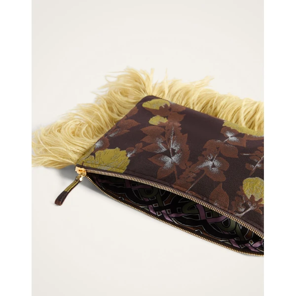 La DoubleJ Party Pochette in Devon Brown at Luxury Shoes 