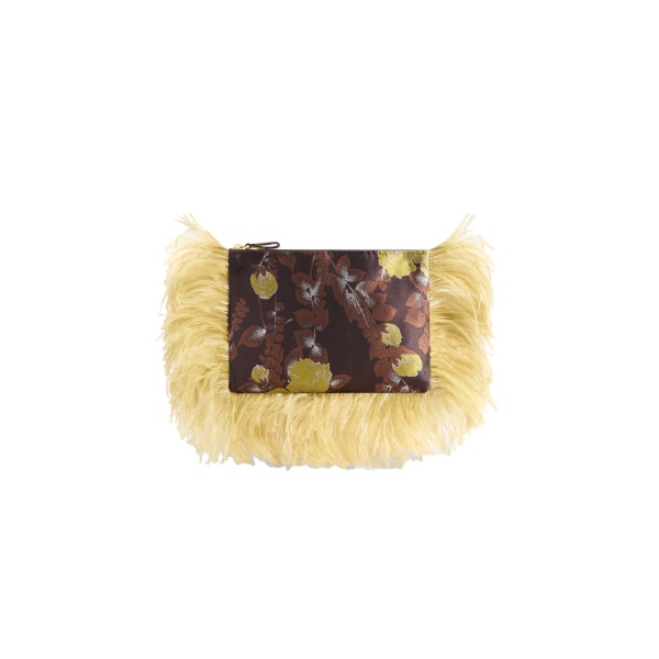 La DoubleJ Party Pochette in Devon Brown at Luxury Shoes 