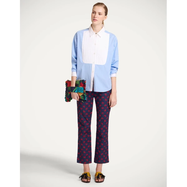 La DoubleJ Peggy Shirt in Light Blue, view 4