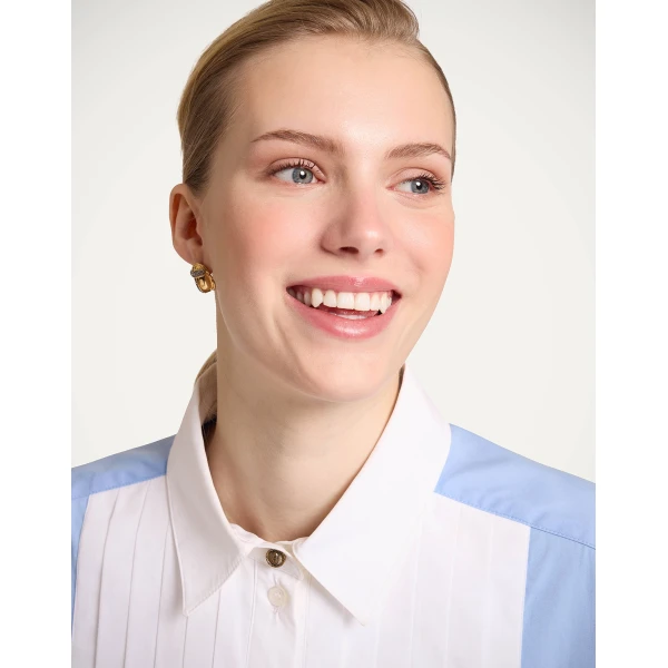 La DoubleJ Peggy Shirt in Light Blue, view 5