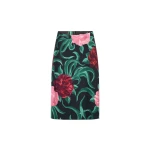 La DoubleJ Pencil Skirt in Peony Black La DoubleJ Pencil Skirt in Peony Black