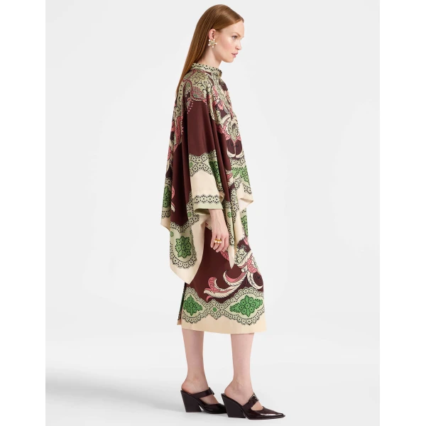 La DoubleJ Pencil Skirt in Portal Brown, view 6