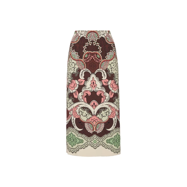 Pencil Skirt in Portal Brown
