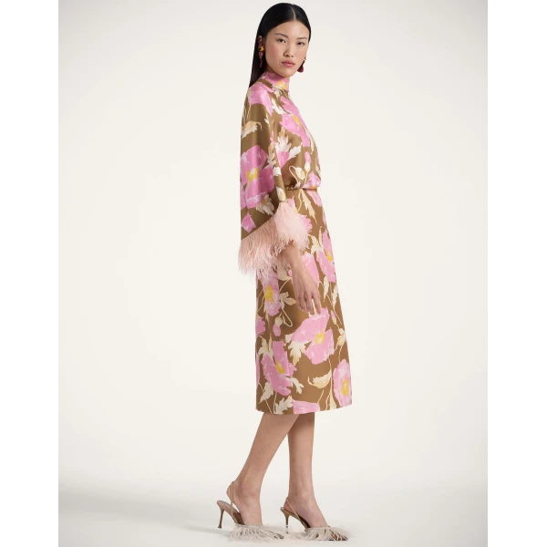 La DoubleJ Pencil Skirt in Sylph Khaki, view 5